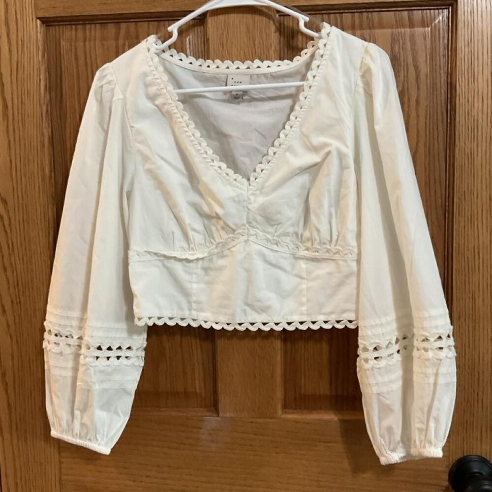 A-new-day Women's White Blouse